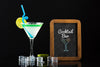 Front View Of Cocktail Mock-Up Concept Psd