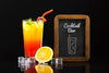 Front View Of Cocktail Mock-Up Concept Psd