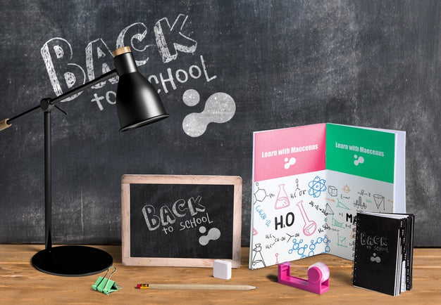 Front View Of Desktop Scene Creator Pack Psd