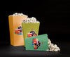 Front View Of Filled Cinema Popcorn Cups Psd
