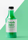 Front View Of Glass Juice Bottle Psd