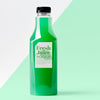 Front View Of Glass Juice Bottle With Cap Psd