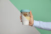 Front View Of Hand Held Coffee Cup Psd