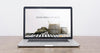 Front View Of Laptop Mock-Up For Interior Decoration Psd