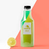 Front View Of Lemon Juice Glass Bottle Psd