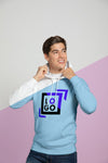 Front View Of Man Wearing Hoodie Psd