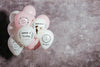 Front View Of Mock-Up Wedding Balloons Psd