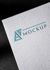 Front View Of Paper Business Card With Coarse Surface Psd