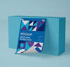 Front View Of Paper Mock-Up With Geometrical Design Psd