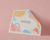 Front View Of Paper Sheet With Pastel Colors Psd