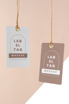 Front View Of Paper Tags Mock-Up Psd
