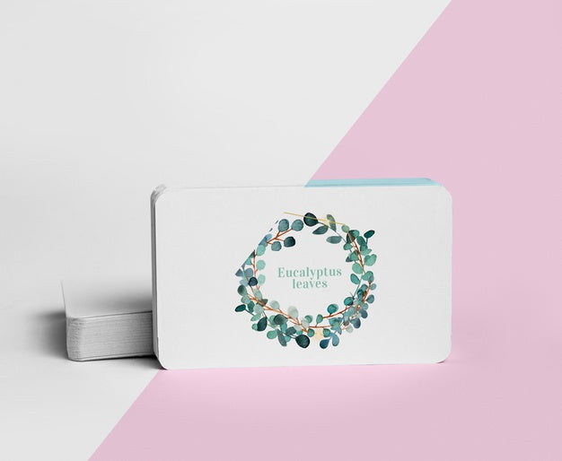 Front View Of Stack Of Cards Psd