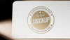 Front View Of Textured Business Card Paper Mock-Up Psd