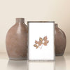 Front View Of Vases With Frame Decor Psd