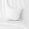 Front View Of White Pillow Cover Mockup Psd
