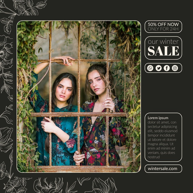 Front View Of Winter Season Clothes Mock-Up Psd