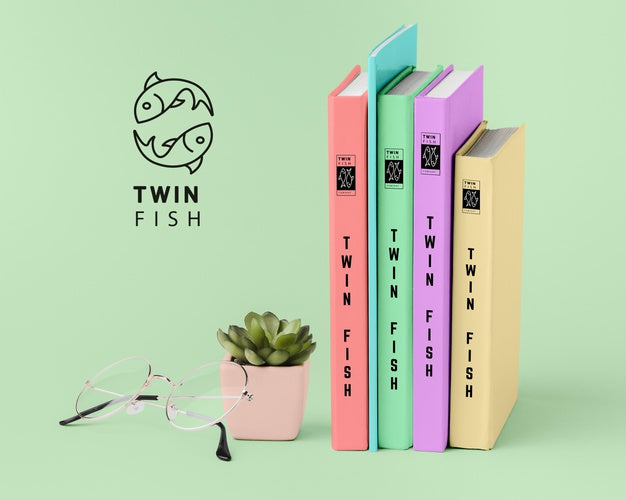 Front View Pile Of Different Book Covers Mock-Up Psd