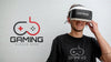 Front View Smiley Guy Wearing Vr Glasses Psd