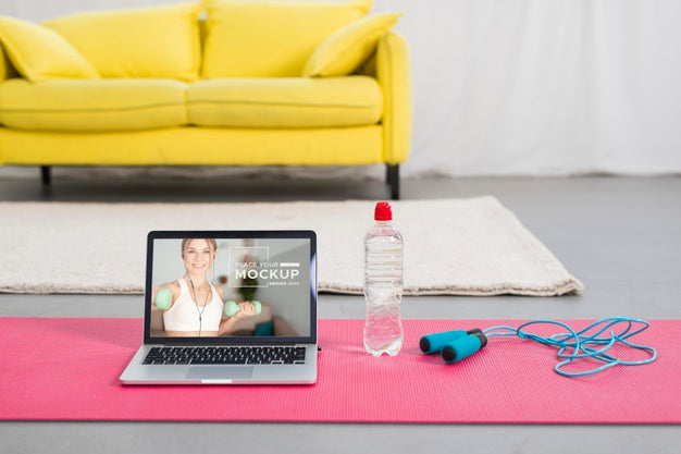 Front View Sport At Home Design Mock-Up Psd