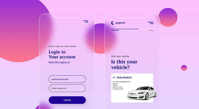 Frosted Glass Mobile App User Interface Mockup Psd