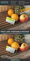 Fruit And Vegetable – Psd Mockup