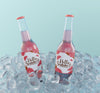 Fruit Soda Bottles With Ice Cubes Psd