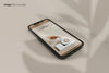 Full-Screen-Black-Smartphone-Mockup-Design Psd