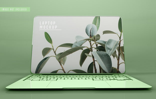 Full Screen Laptop Mockup Design Psd