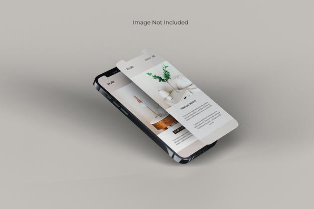 Full Screen Smartphone Mockup Design Psd