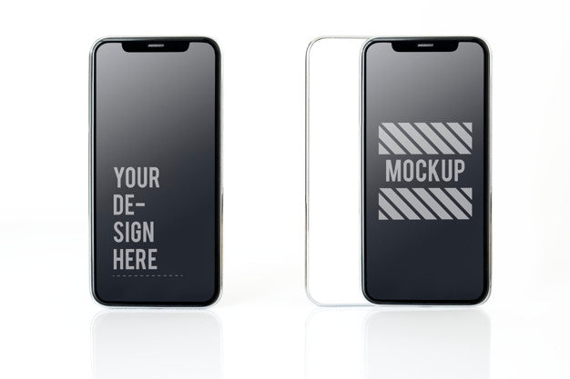 Full Screen Smartphone Mockup Design Psd