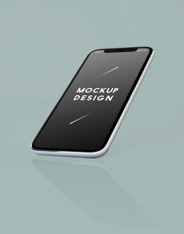Full Screen Smartphone Mockup Design Psd