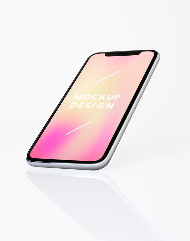 Full Screen Smartphone Mockup Design Psd