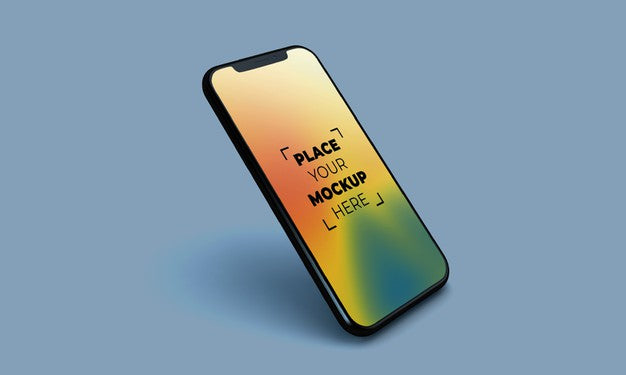 Full Screen Smartphone Mockup Psd