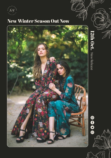 Full Shot Of Winter Season Clothes Mock-Up Psd