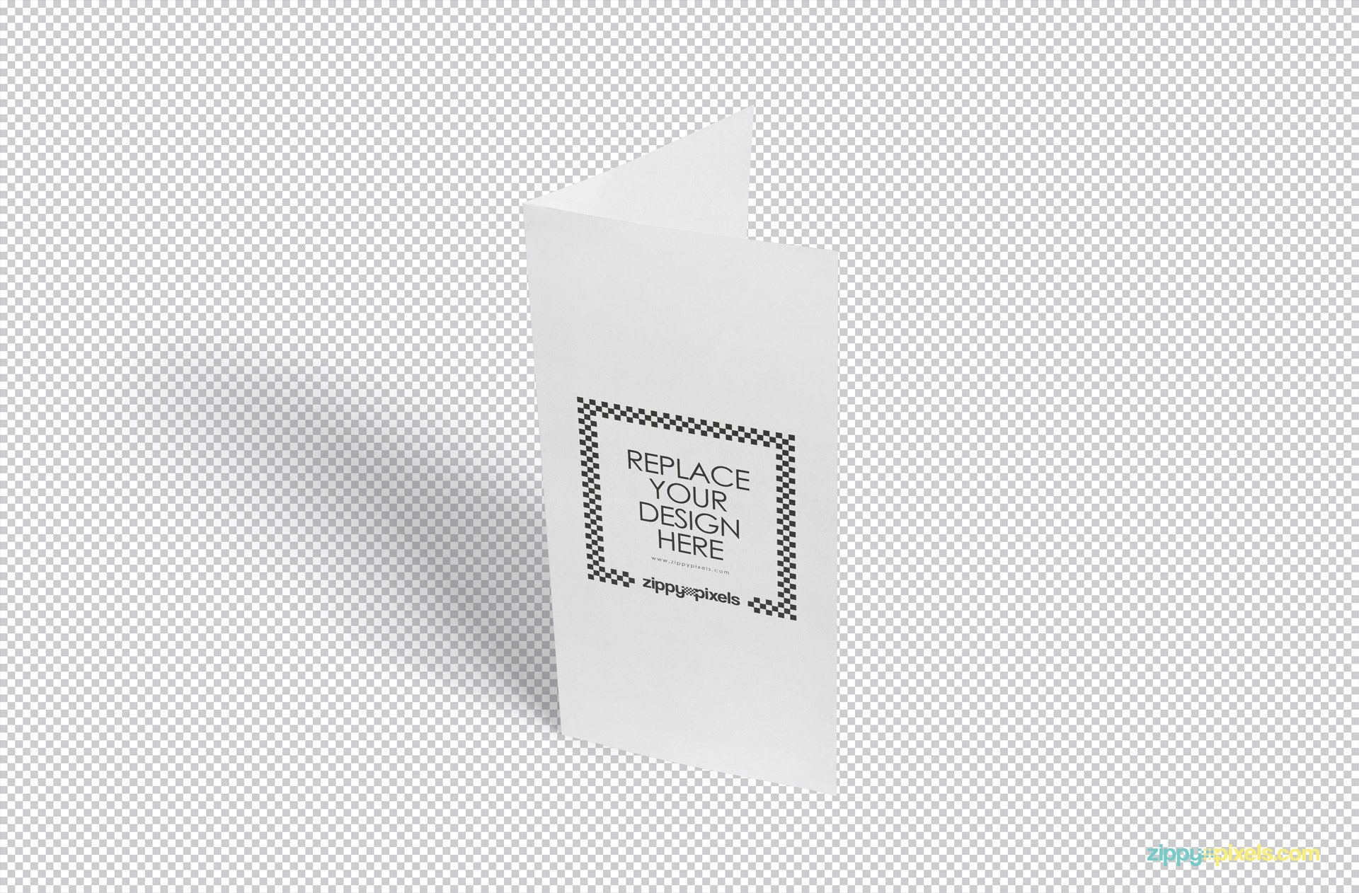Slick 2 Fold Brochure Mockup PSD