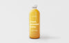 Fully Editable Orange Juice Glass Bottle Mockup Psd
