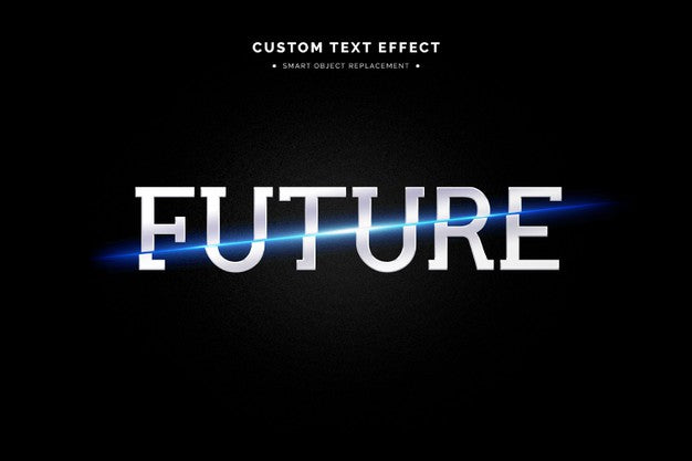 Futuristic 34 Text Style Psd