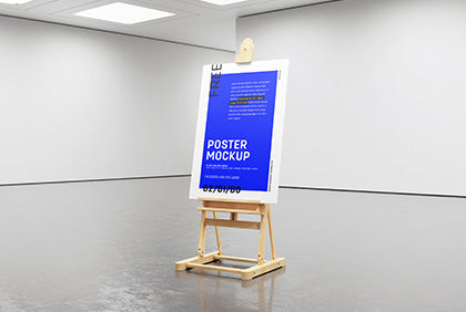 Gallery Easel Mockup