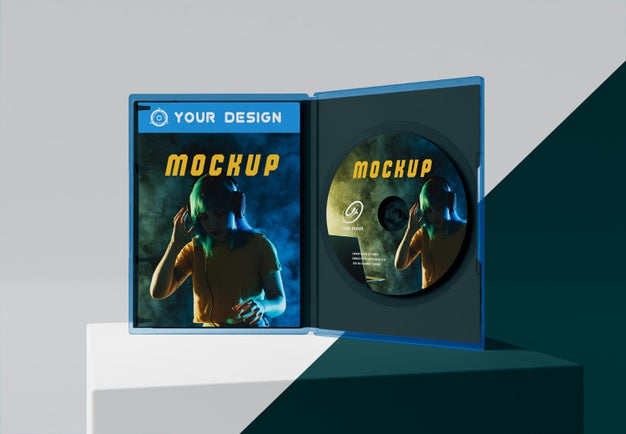 Gaming Abstract Packaging And Cd Mockup Psd