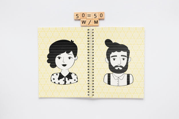 Gender Equality Concept Mock-Up Psd