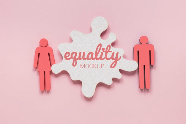 Gender Equality Concept Mock-Up Psd