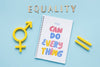 Gender Equality Concept Mock-Up Psd