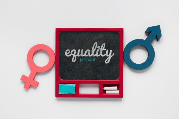 Gender Equality Concept Mock-Up Psd