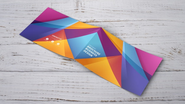 Geometric Brochure Mockup Psd
