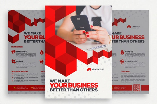 Geometric Business Brochure Psd