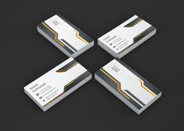 Geometric Business Card Showcase Psd