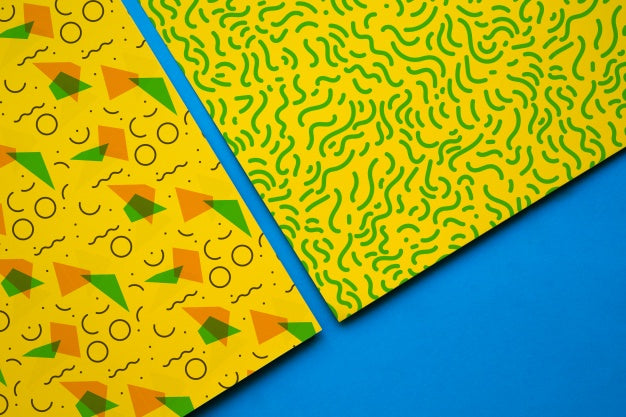 Geometric Cover Mockup Collectio Psd