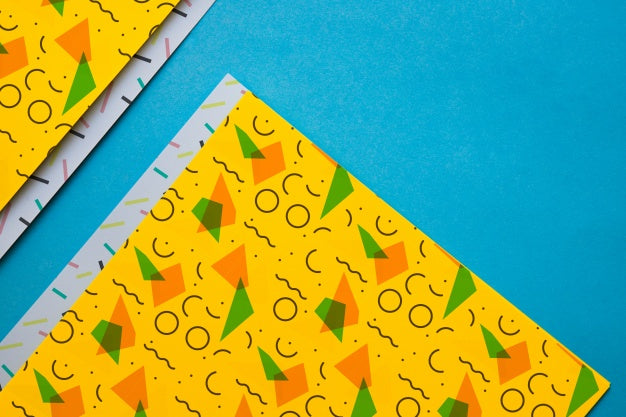 Geometric Cover Mockup Collectio Psd