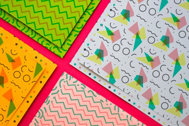 Geometric Cover Mockup Collectio Psd