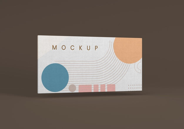 Geometric Painting On Canvas Psd